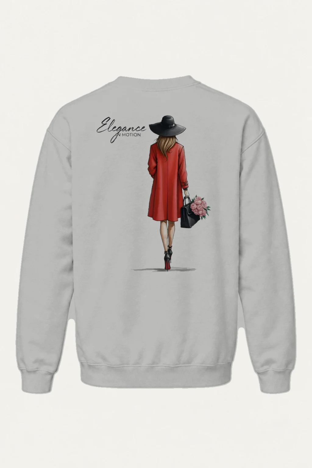 "Elegance In Motion" Heavy Blend Unisex Crewneck Sweatshirt | Gildan 18000