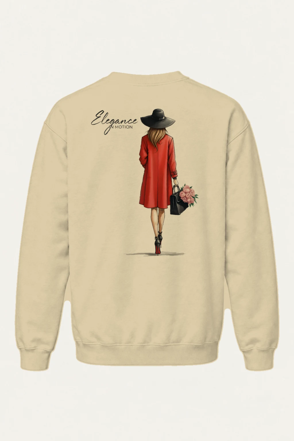 "Elegance In Motion" Heavy Blend Unisex Crewneck Sweatshirt | Gildan 18000
