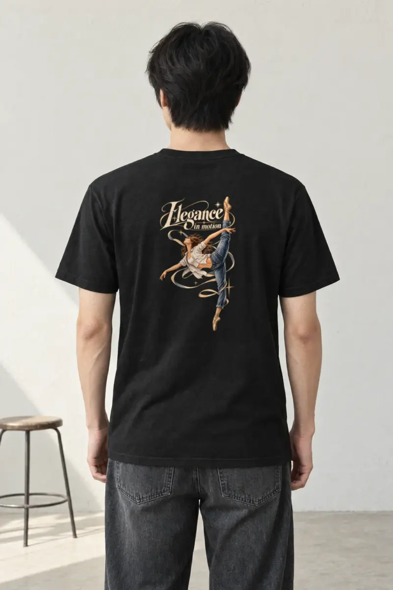 "Elegance In Motion" Heavyweight Unisex Crewneck T-shirt