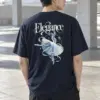 "Art Deco Leap" Heavyweight Unisex Crewneck T-shirt | Gildan 5000