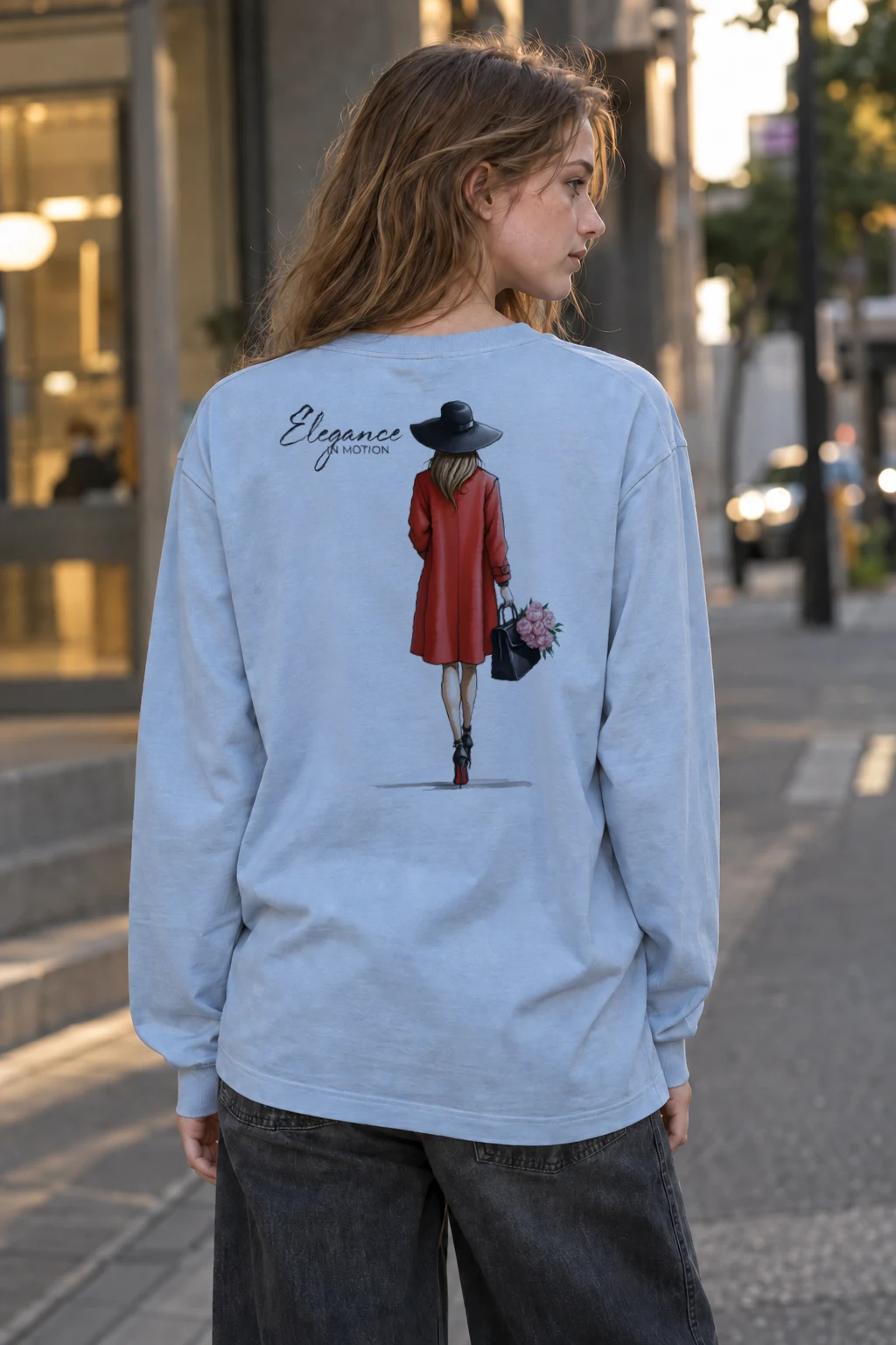 "Elegance In Motion" Unisex Longsleeve T-shirt | Gildan 2400