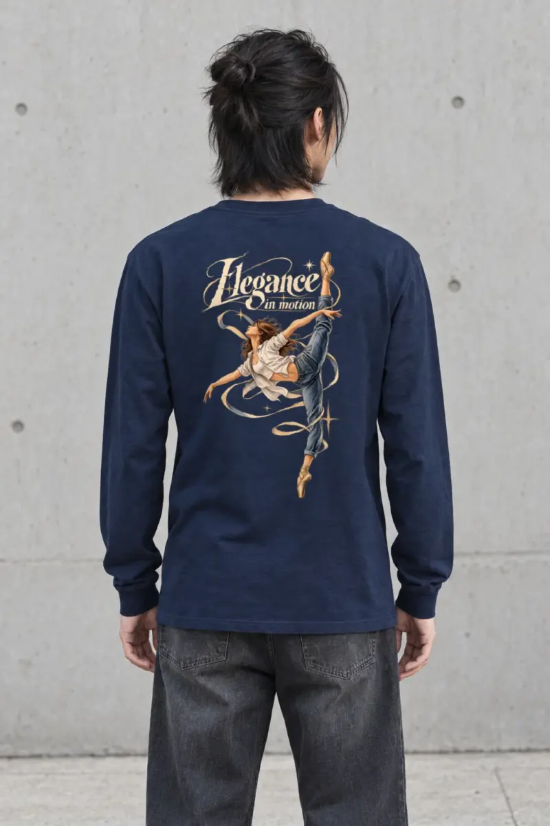 "Elegance In Motion" Unisex Longsleeve T-shirt | Gildan 2400