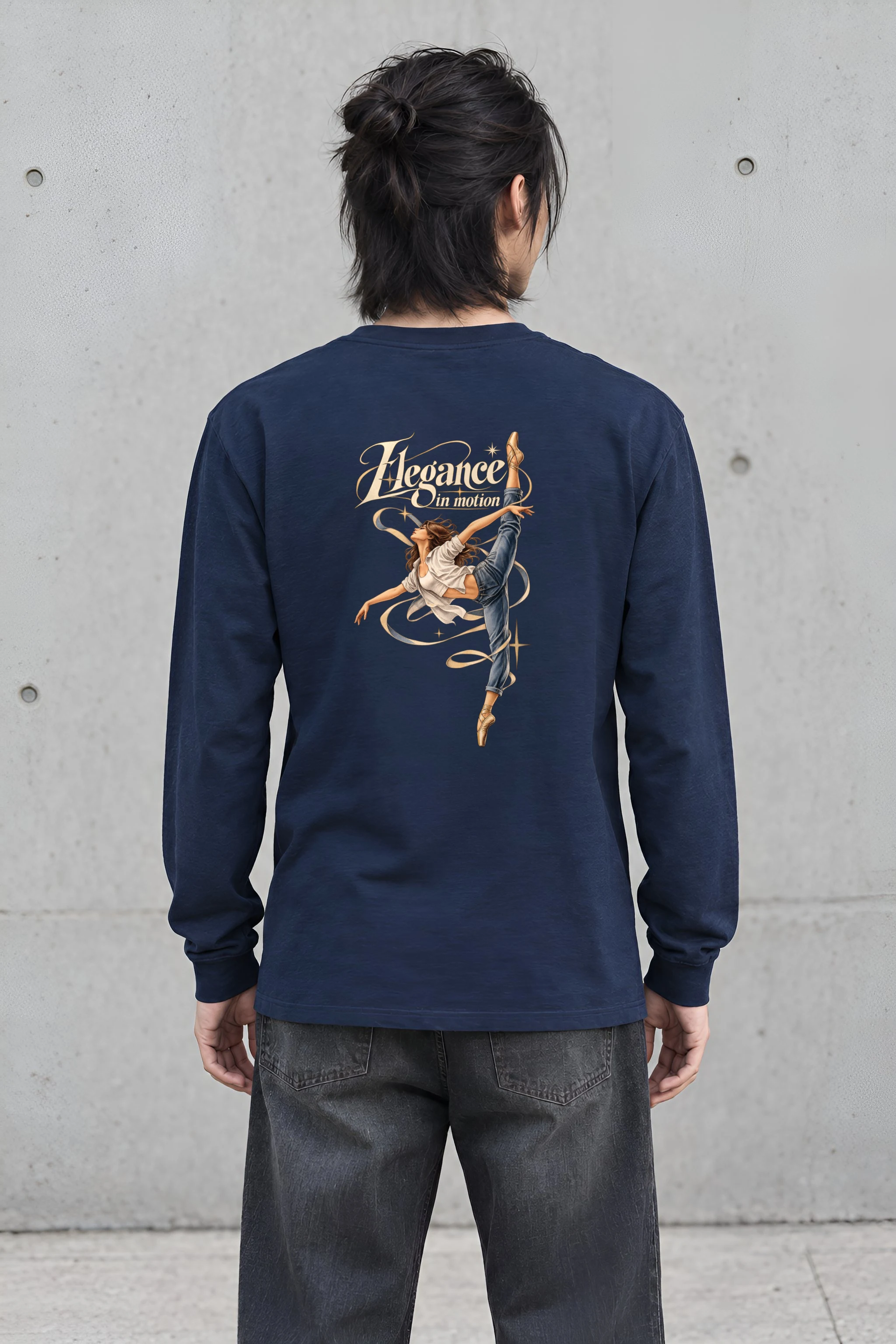 "Elegance In Motion" Unisex Longsleeve T-shirt