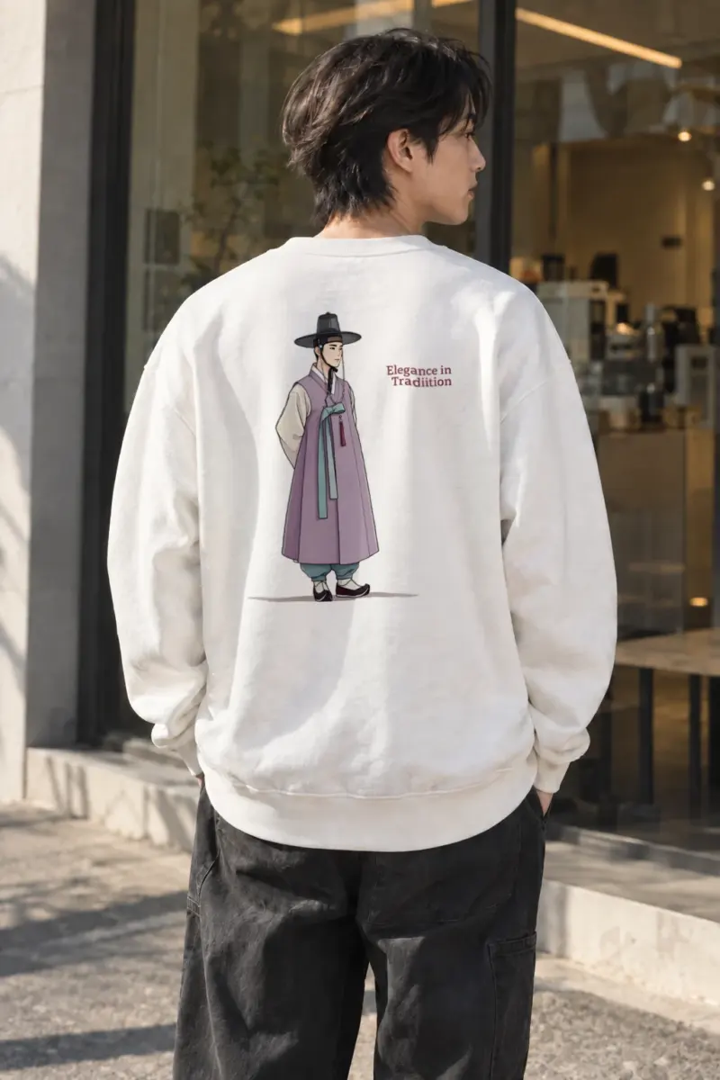 "Elegance In Tradition" Heavy Blend Unisex Crewneck Sweatshirt | Gildan 18000