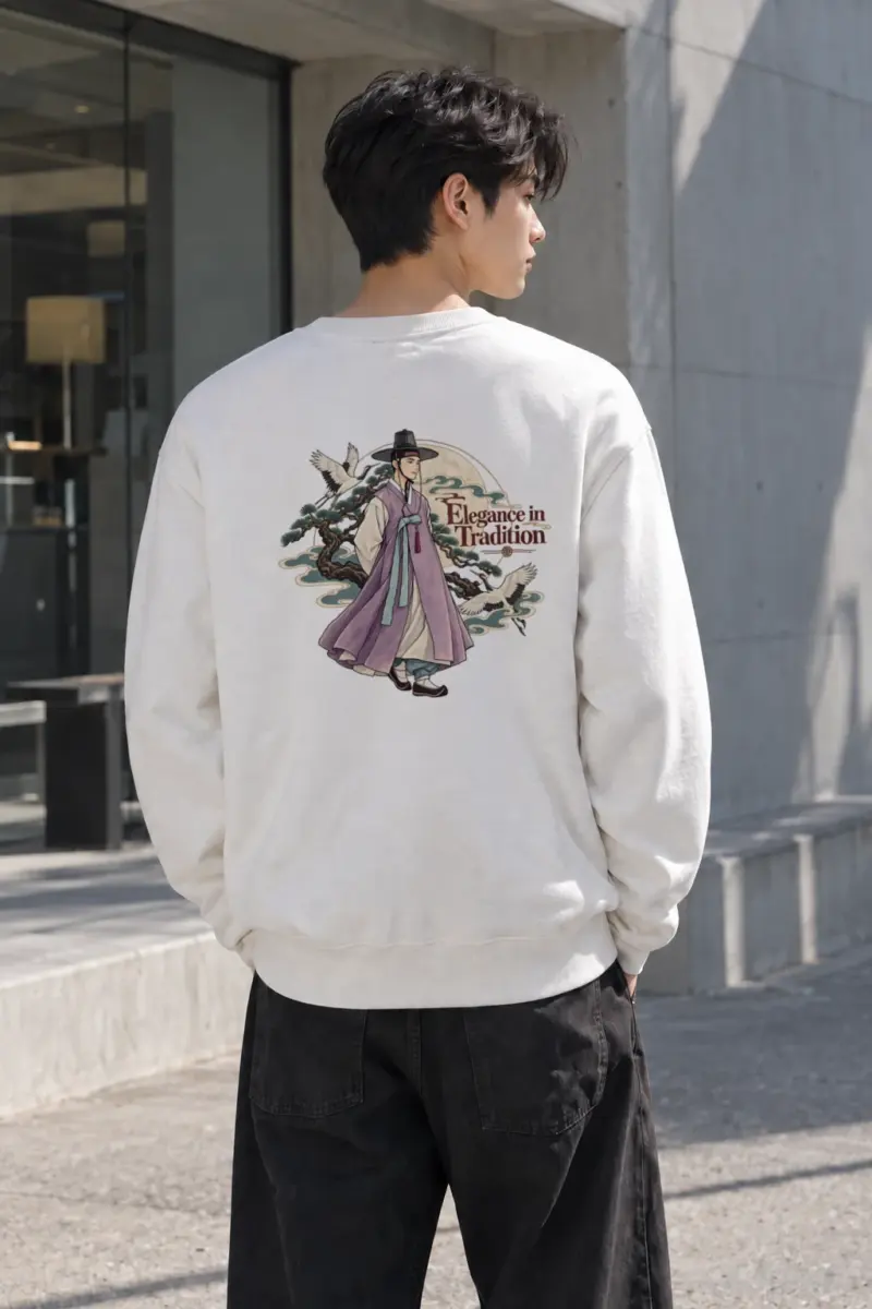 "Elegance In Tradition" Heavy Blend Unisex Crewneck Sweatshirt | Gildan 18000