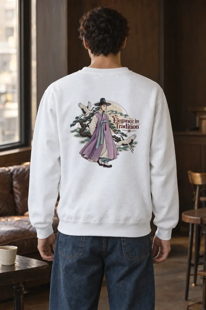 "Elegance In Tradition" Heavy Blend Unisex Crewneck Sweatshirt | Gildan 18000