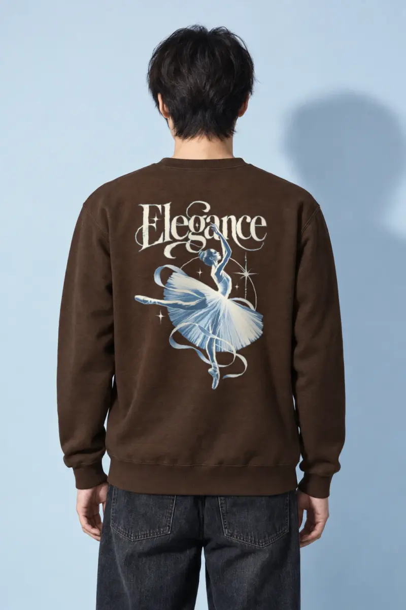 "Elegance Leap" Heavy Blend Unisex Crewneck Sweatshirt | Gildan 18000