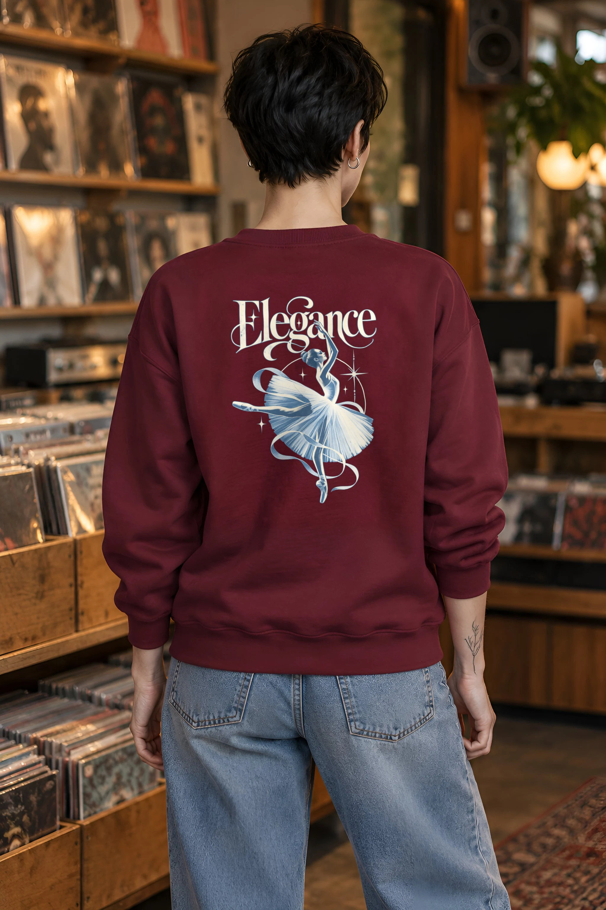 "Elegance Leap" 1 Crewneck Sweatshirt
