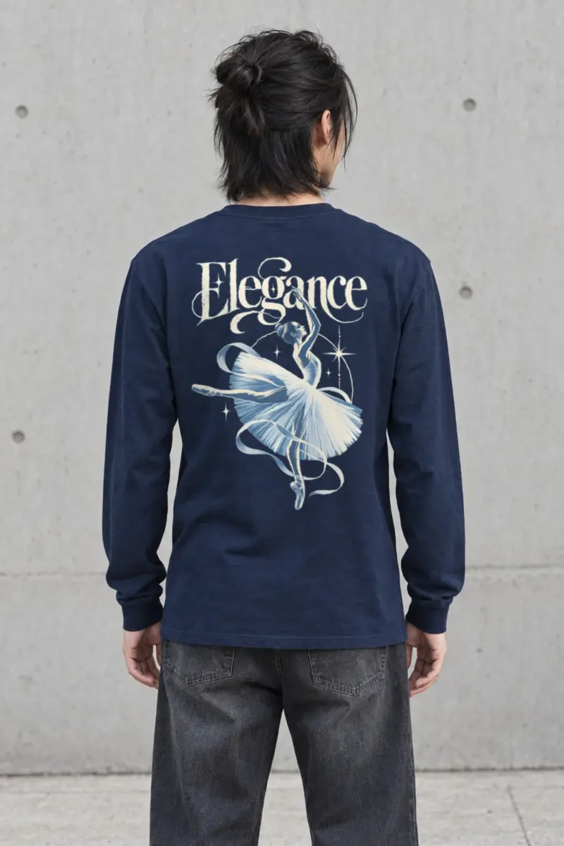 "Elegance Leap" Unisex Longsleeve T-shirt | Gildan 2400