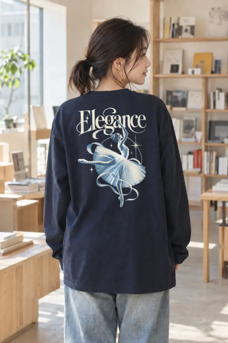 "Elegance Leap" Unisex Longsleeve T-shirt | Gildan 2400