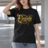 "Elegante Gold Script" Heavyweight Unisex Crewneck T-shirt