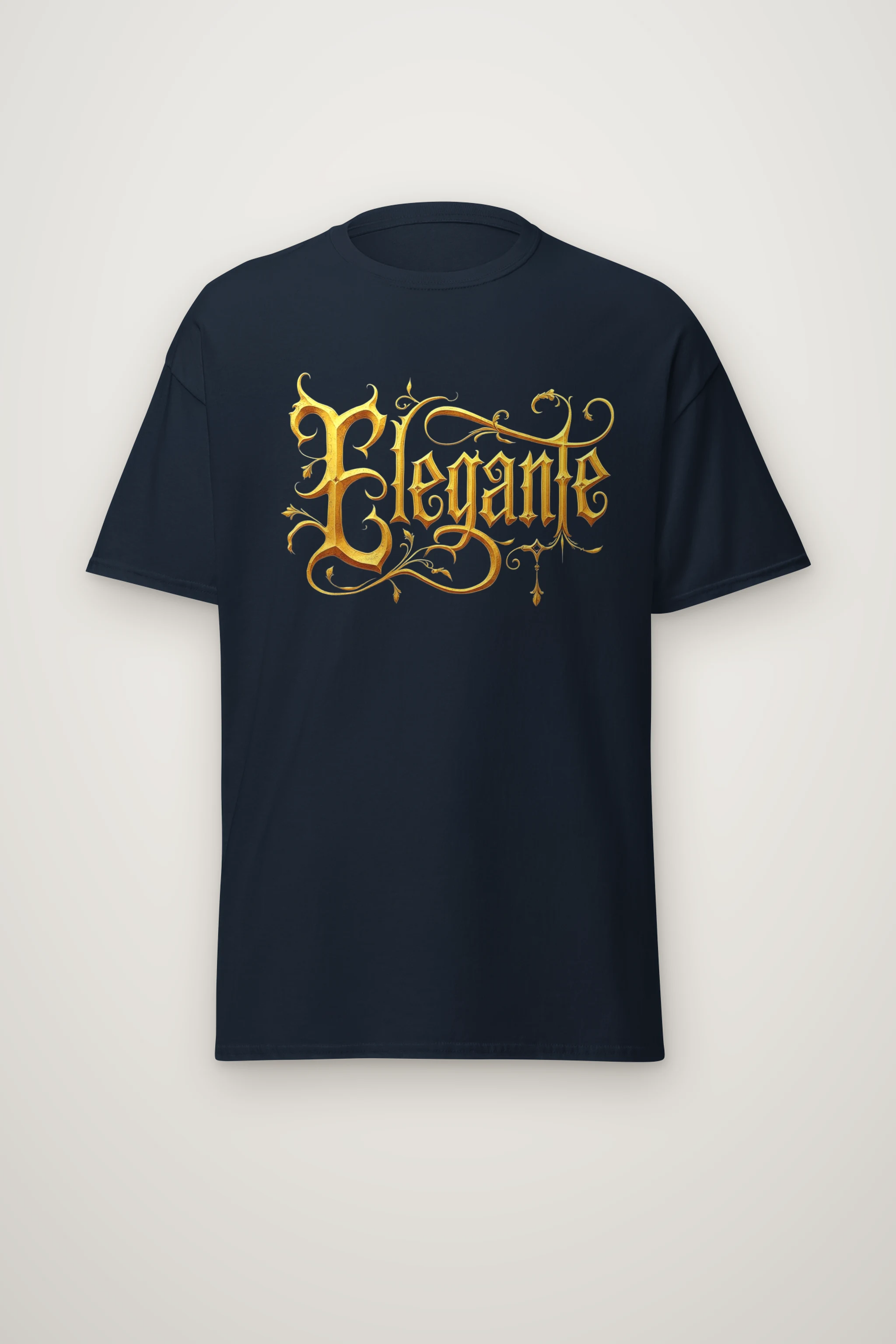"Elegante Gold Script" Heavyweight Unisex Crewneck T-shirt