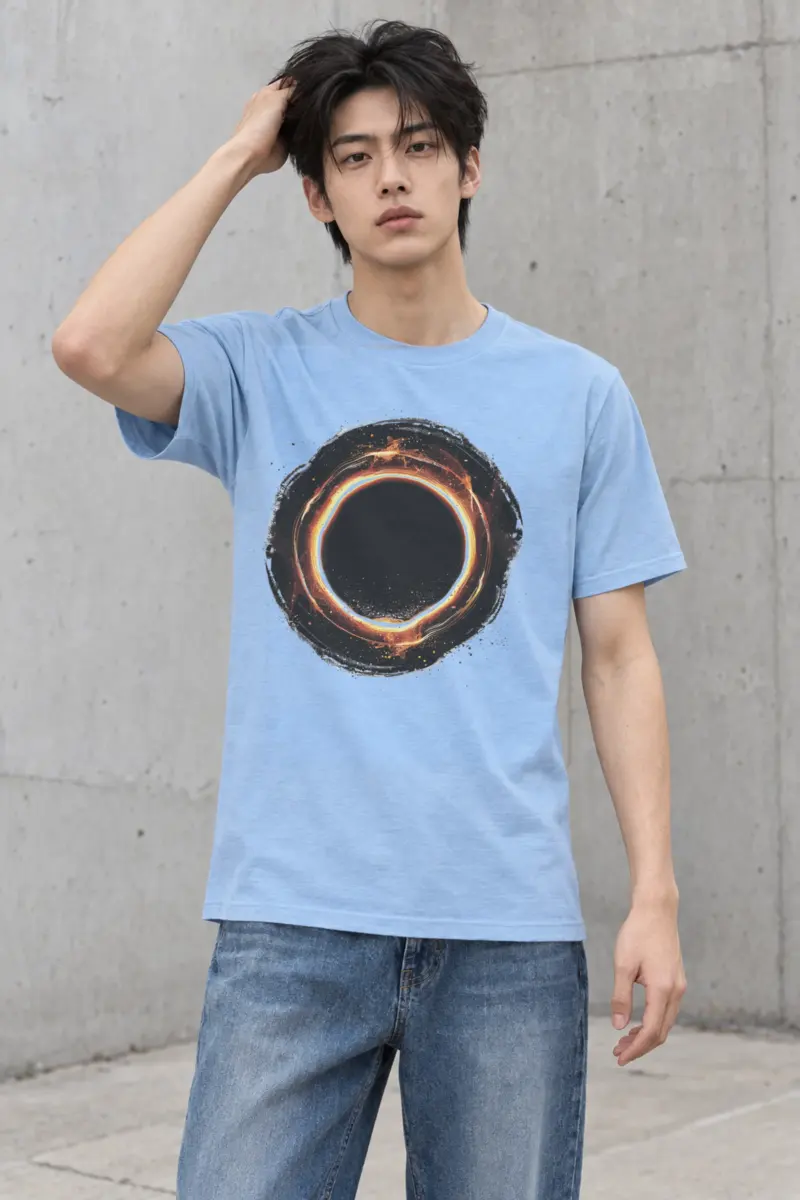 "Ember Portal" Heavyweight Unisex Crewneck T-shirt