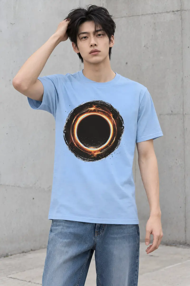 "Ember Portal" Heavyweight Unisex Crewneck T-shirt