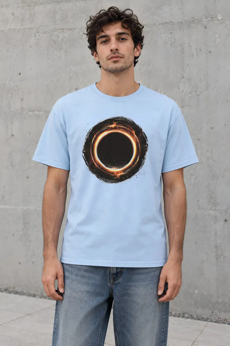 "Ember Portal" Heavyweight Unisex Crewneck T-shirt