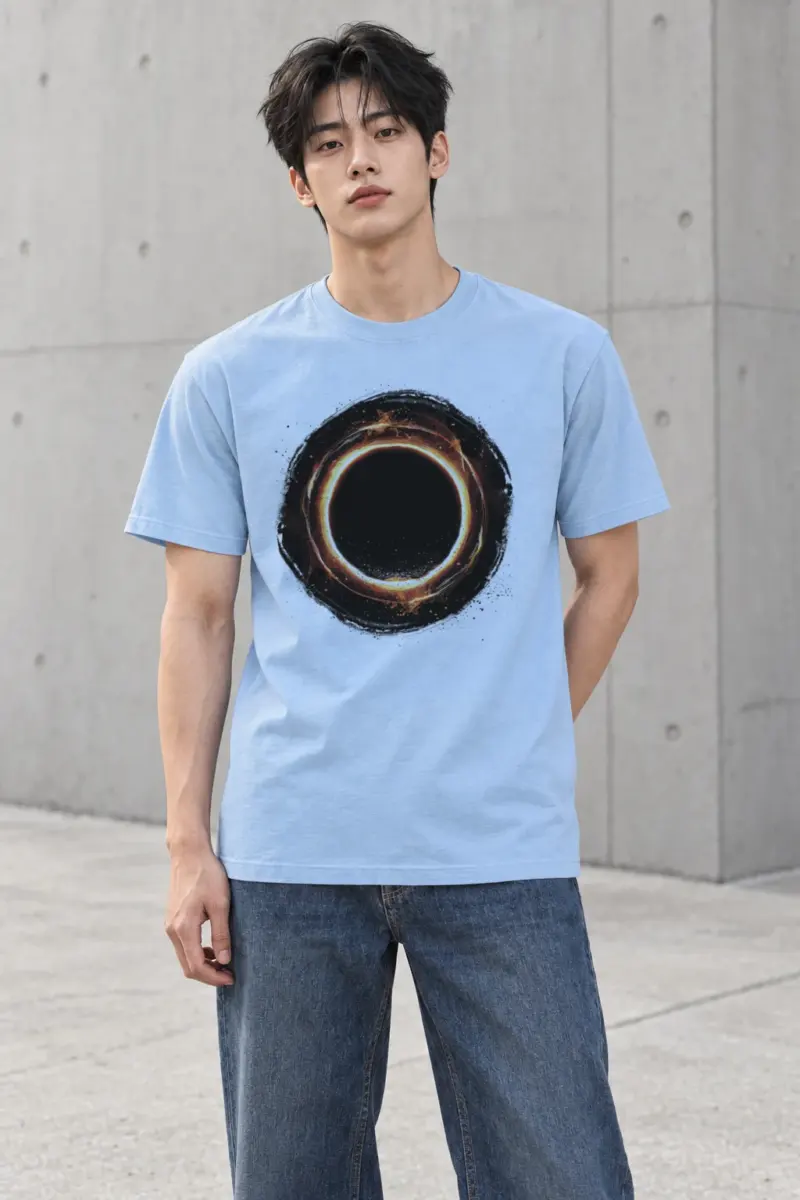 "Ember Portal" Heavyweight Unisex Crewneck T-shirt | Gildan 5000