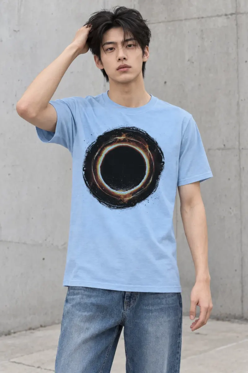 "Ember Portal" Heavyweight Unisex Crewneck T-shirt