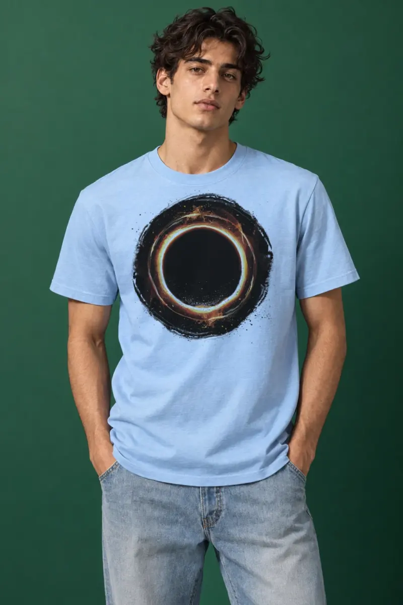 "Ember Portal" Heavyweight Unisex Crewneck T-shirt | Gildan 5000