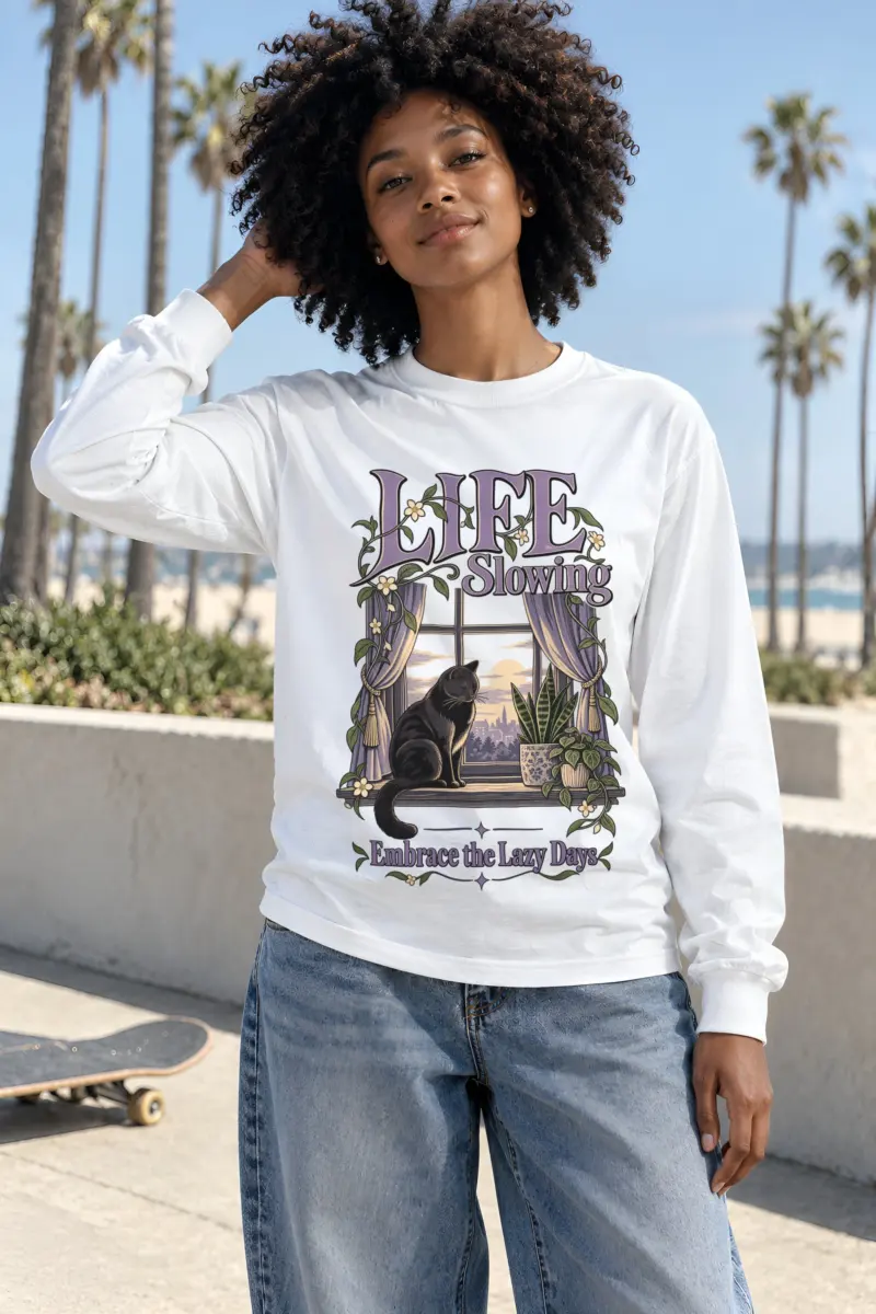"Embrace Lazy Days" Unisex Longsleeve T-shirt