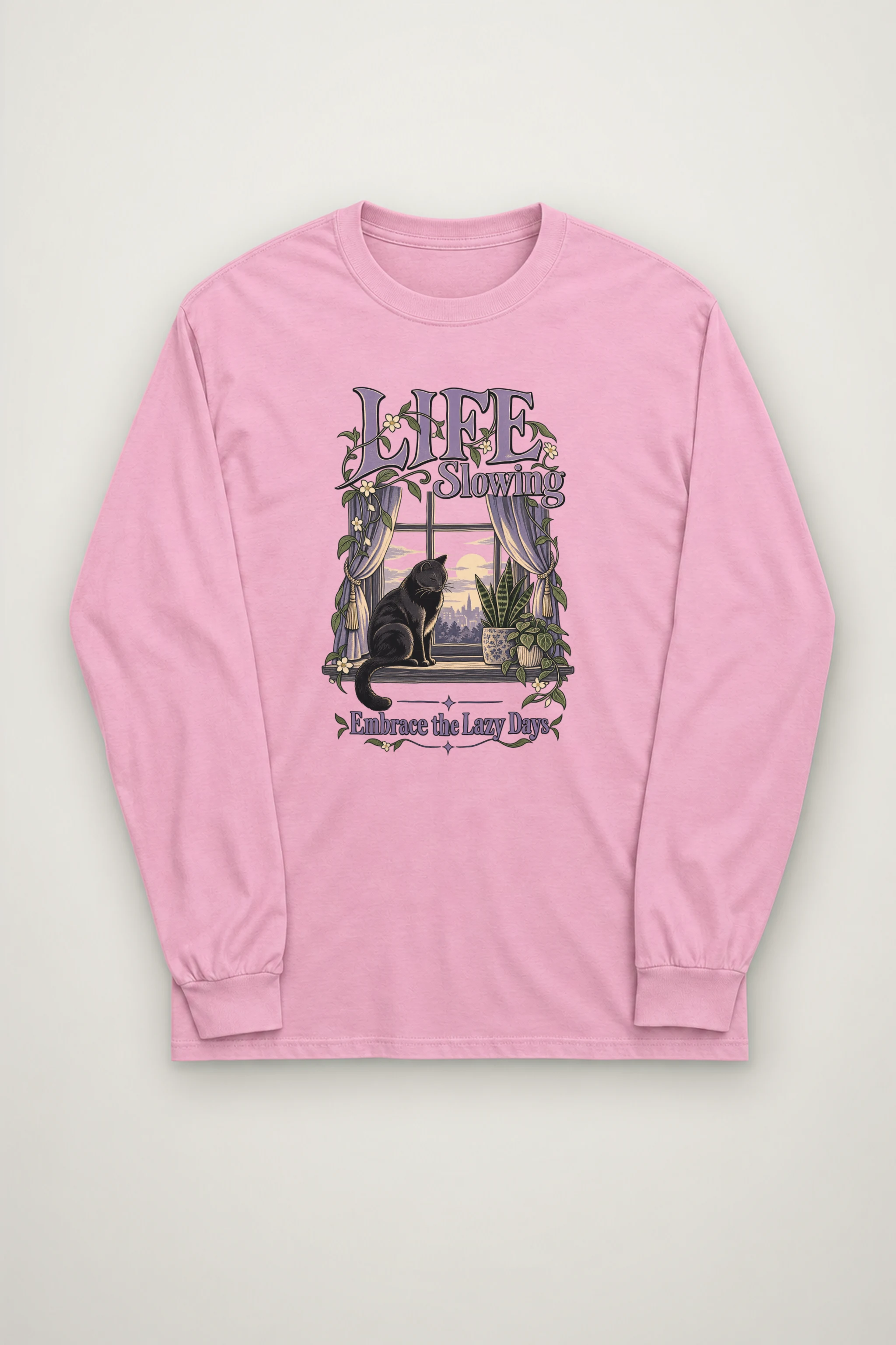"Embrace Lazy Days" Unisex Longsleeve T-shirt