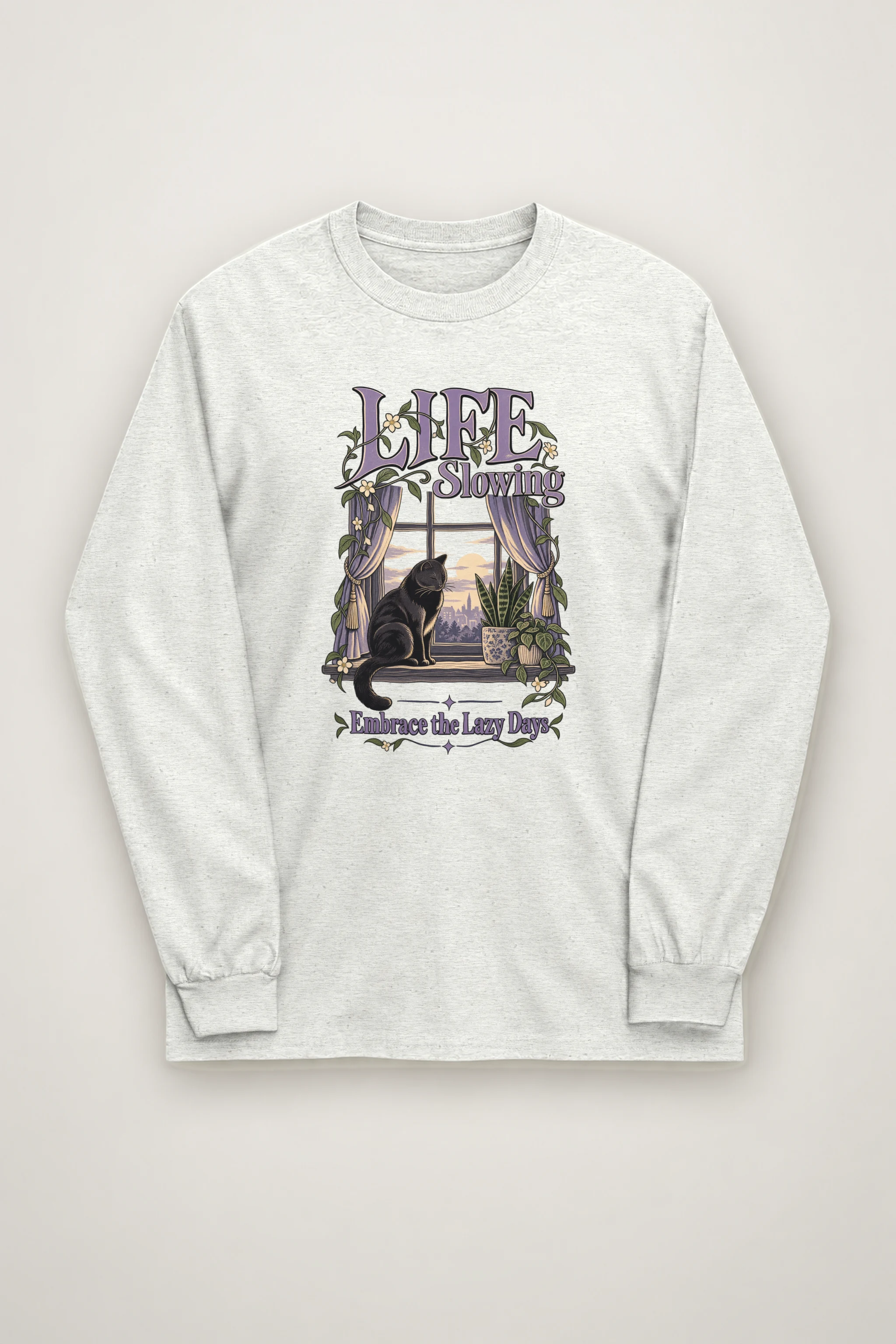 "Embrace Lazy Days" Unisex Longsleeve T-shirt