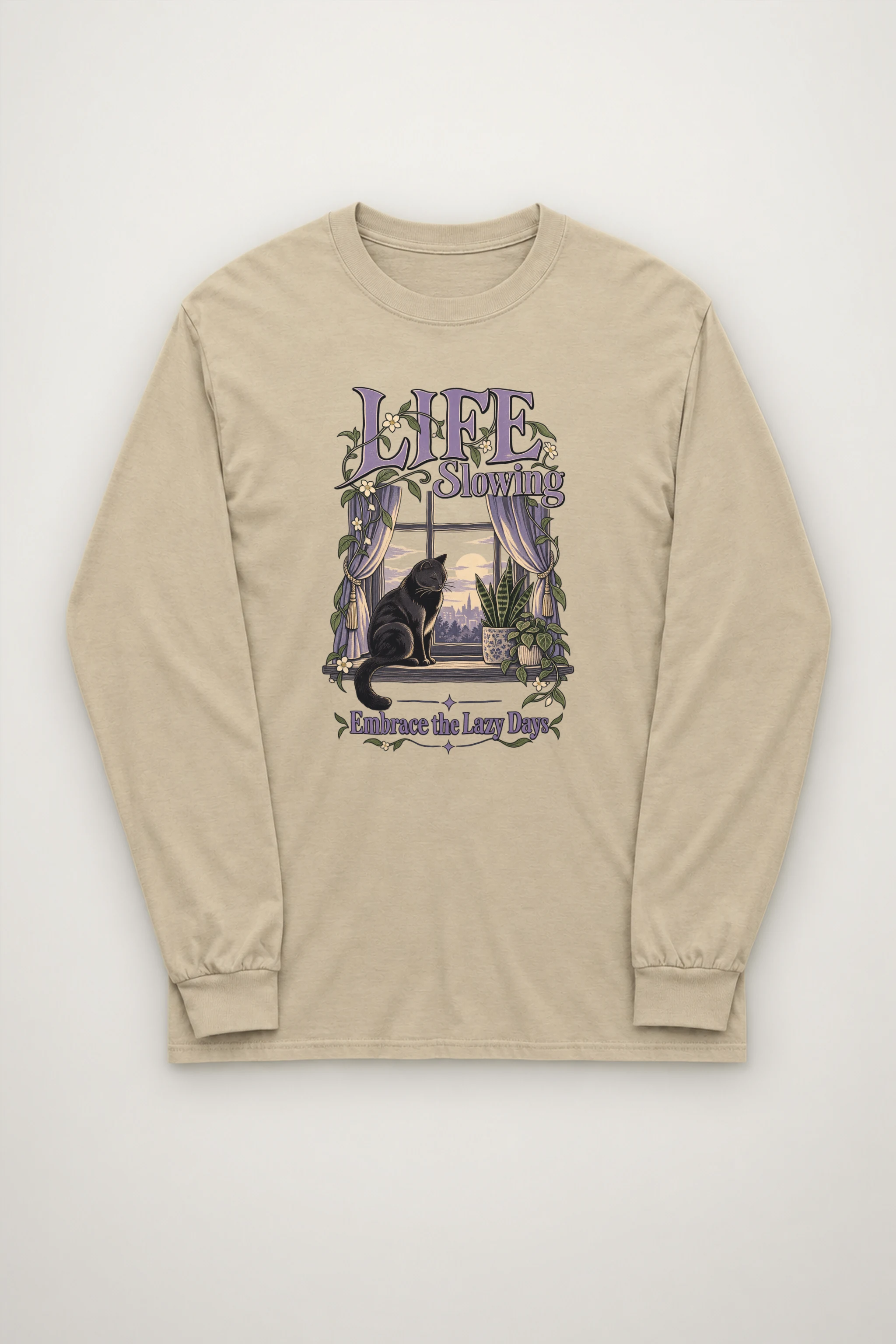 "Embrace Lazy Days" Unisex Longsleeve T-shirt