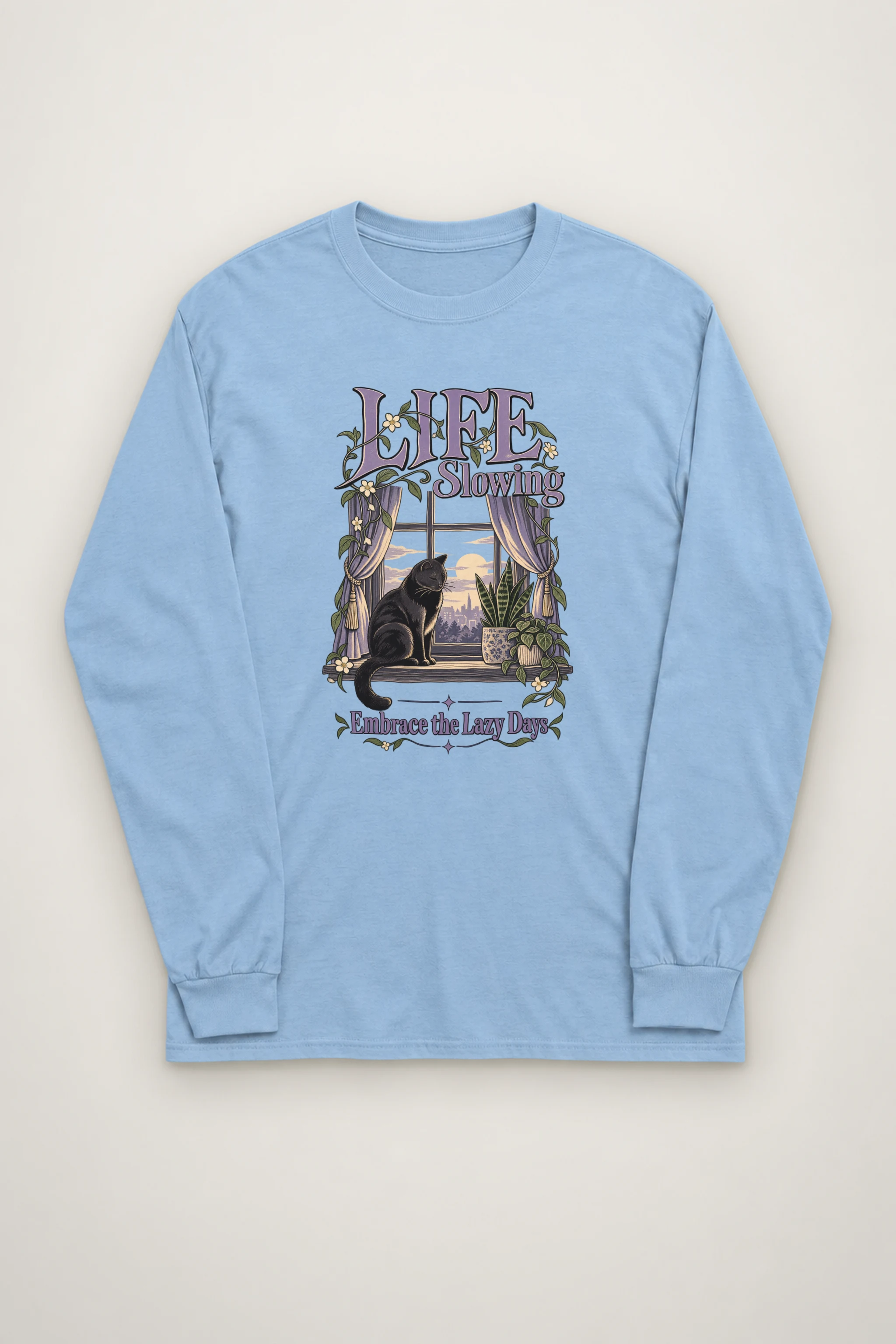 "Embrace Lazy Days" Unisex Longsleeve T-shirt