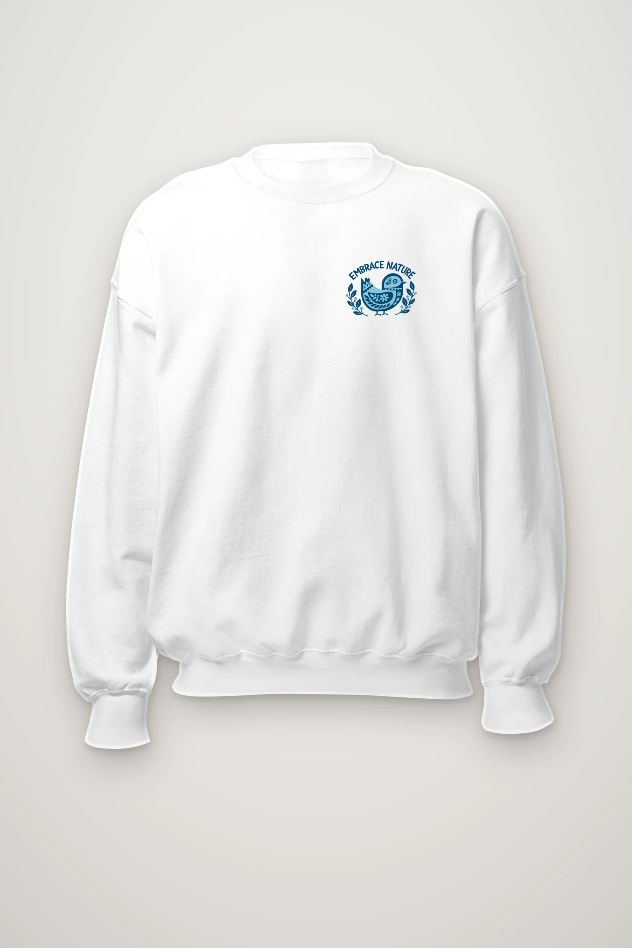 "Embrace Nature Bird" Heavy Blend Unisex Crewneck Sweatshirt