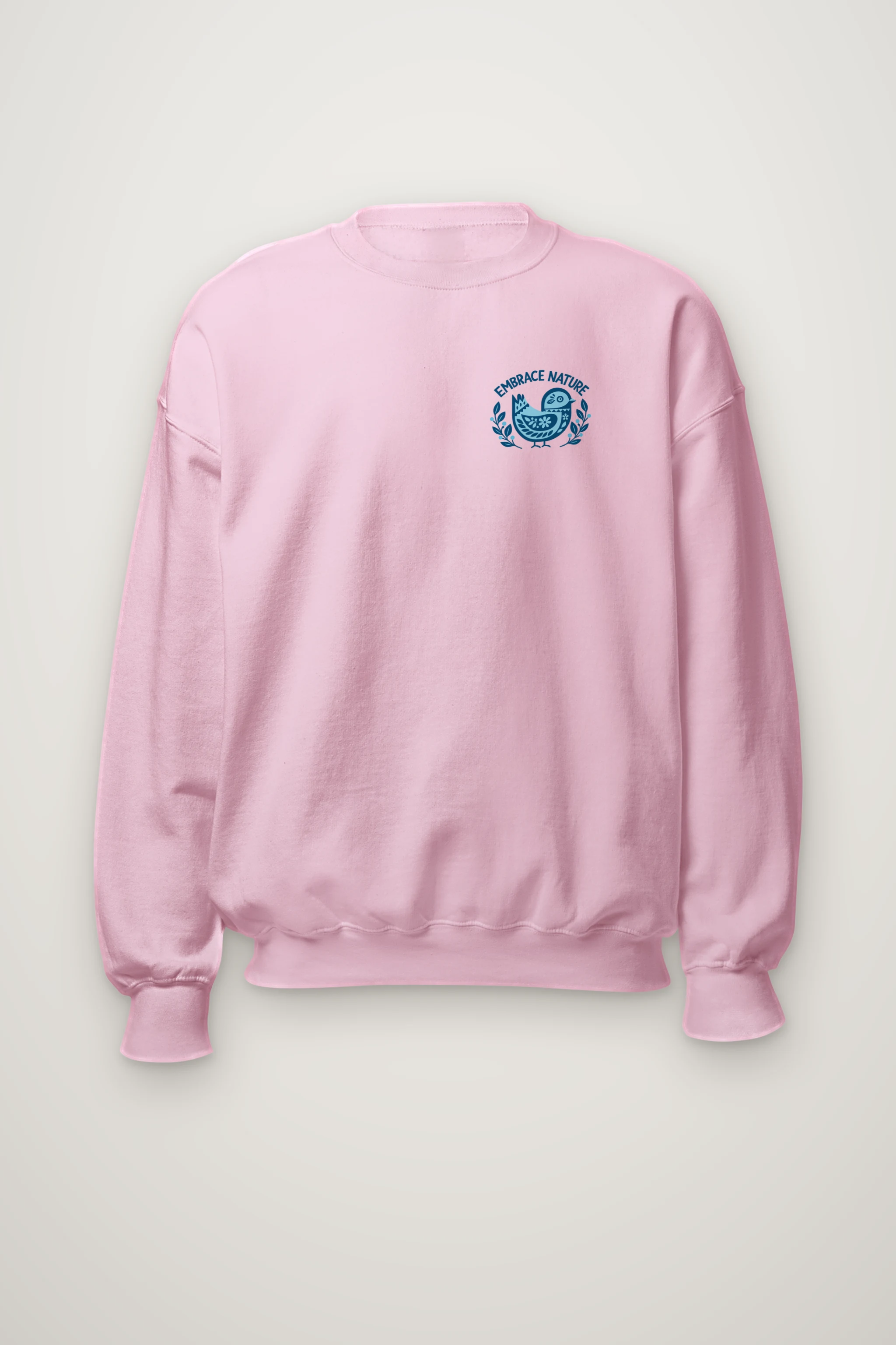 "Embrace Nature Bird" Heavy Blend Unisex Crewneck Sweatshirt