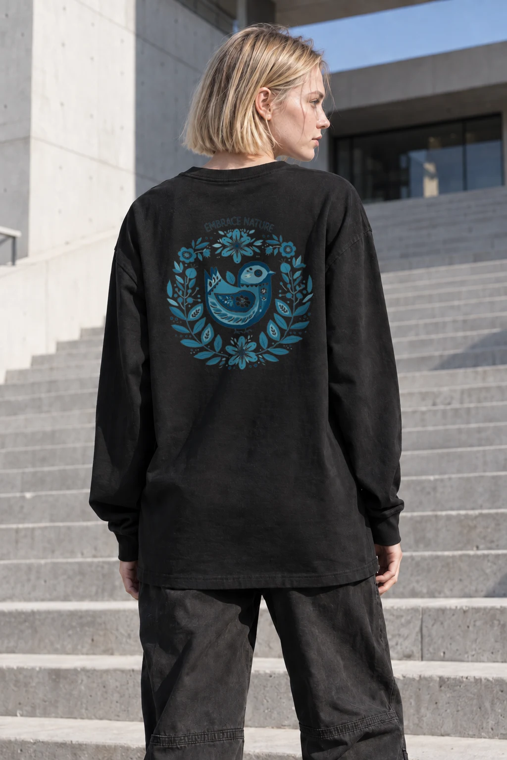 "Embrace Nature" Unisex Longsleeve T-shirt | Gildan 2400