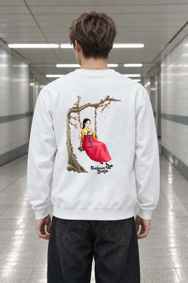 "Embrace The Breeze" Heavy Blend Unisex Crewneck Sweatshirt