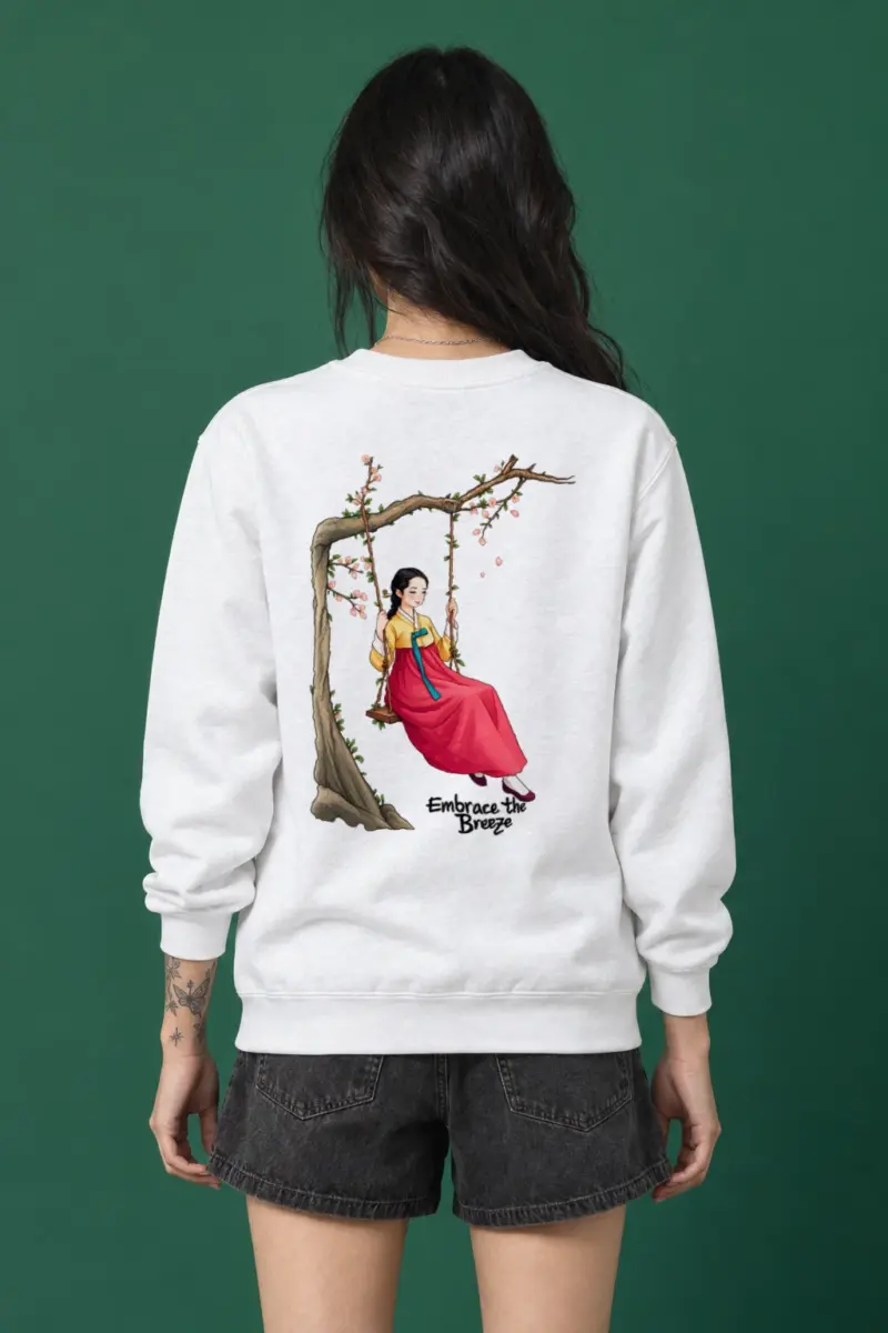 "Embrace The Breeze" Heavy Blend Unisex Crewneck Sweatshirt
