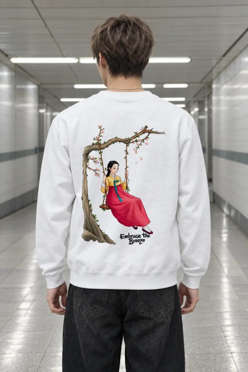 "Embrace The Breeze" Heavy Blend Unisex Crewneck Sweatshirt
