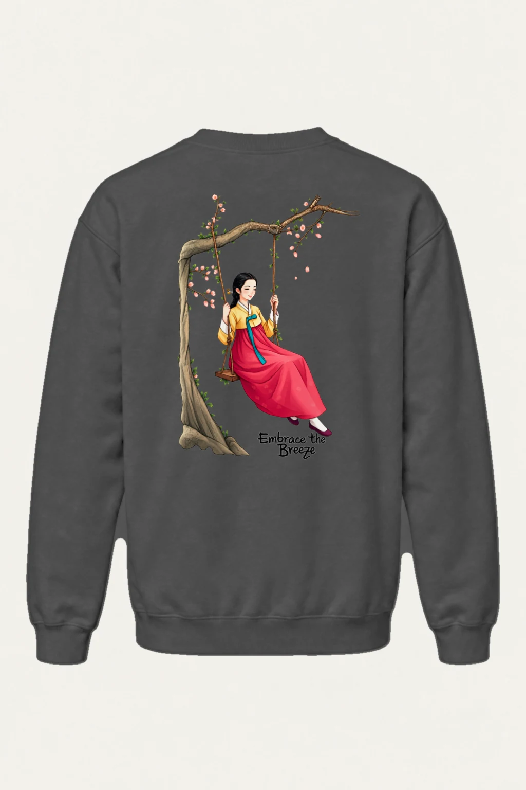 "Embrace The Breeze" Heavy Blend Unisex Crewneck Sweatshirt | Gildan 18000