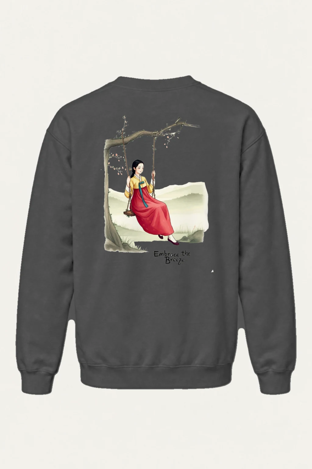 "Embrace The Breeze" Heavy Blend Unisex Crewneck Sweatshirt | Gildan 18000
