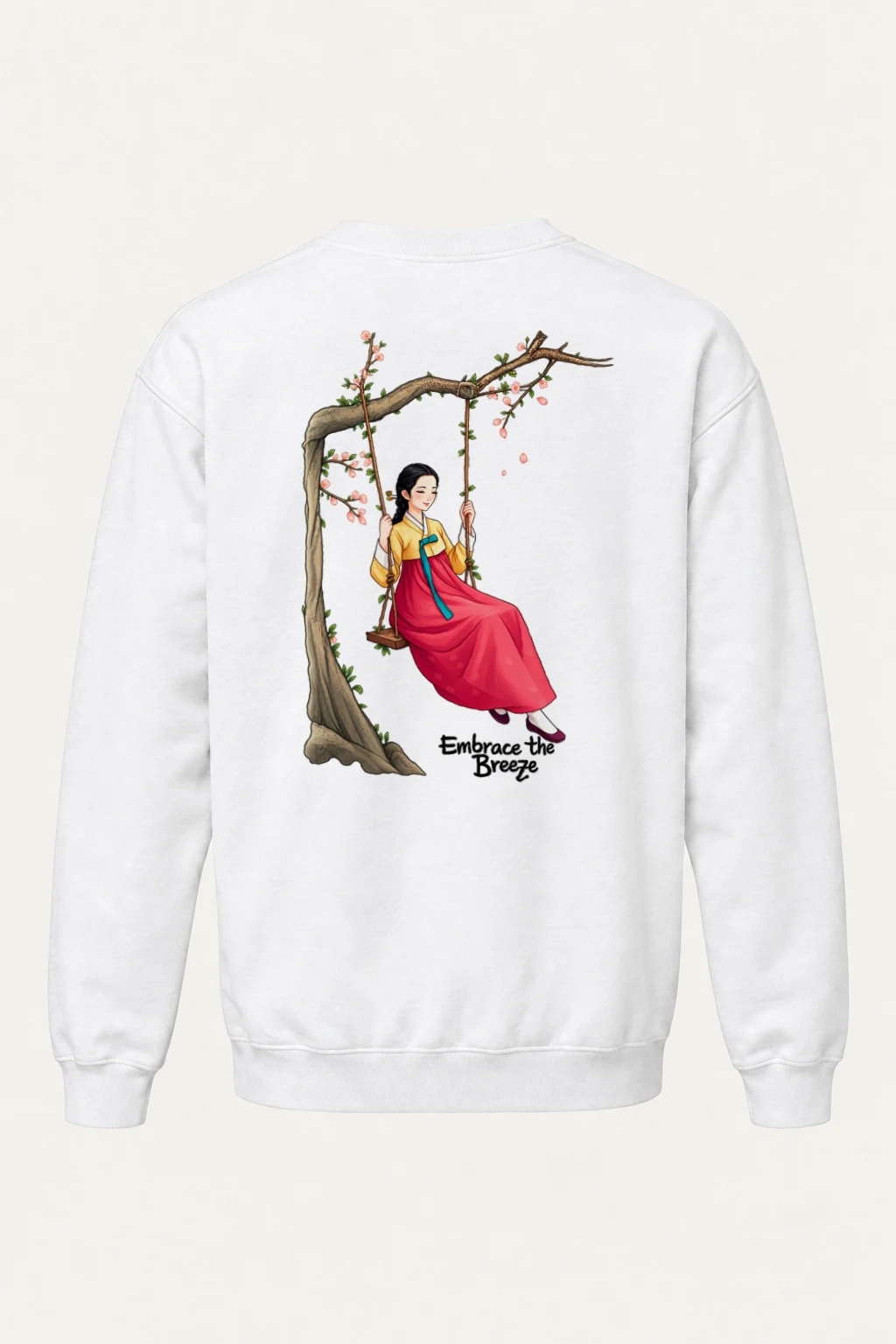 "Embrace The Breeze" Heavy Blend Unisex Crewneck Sweatshirt | Gildan 18000