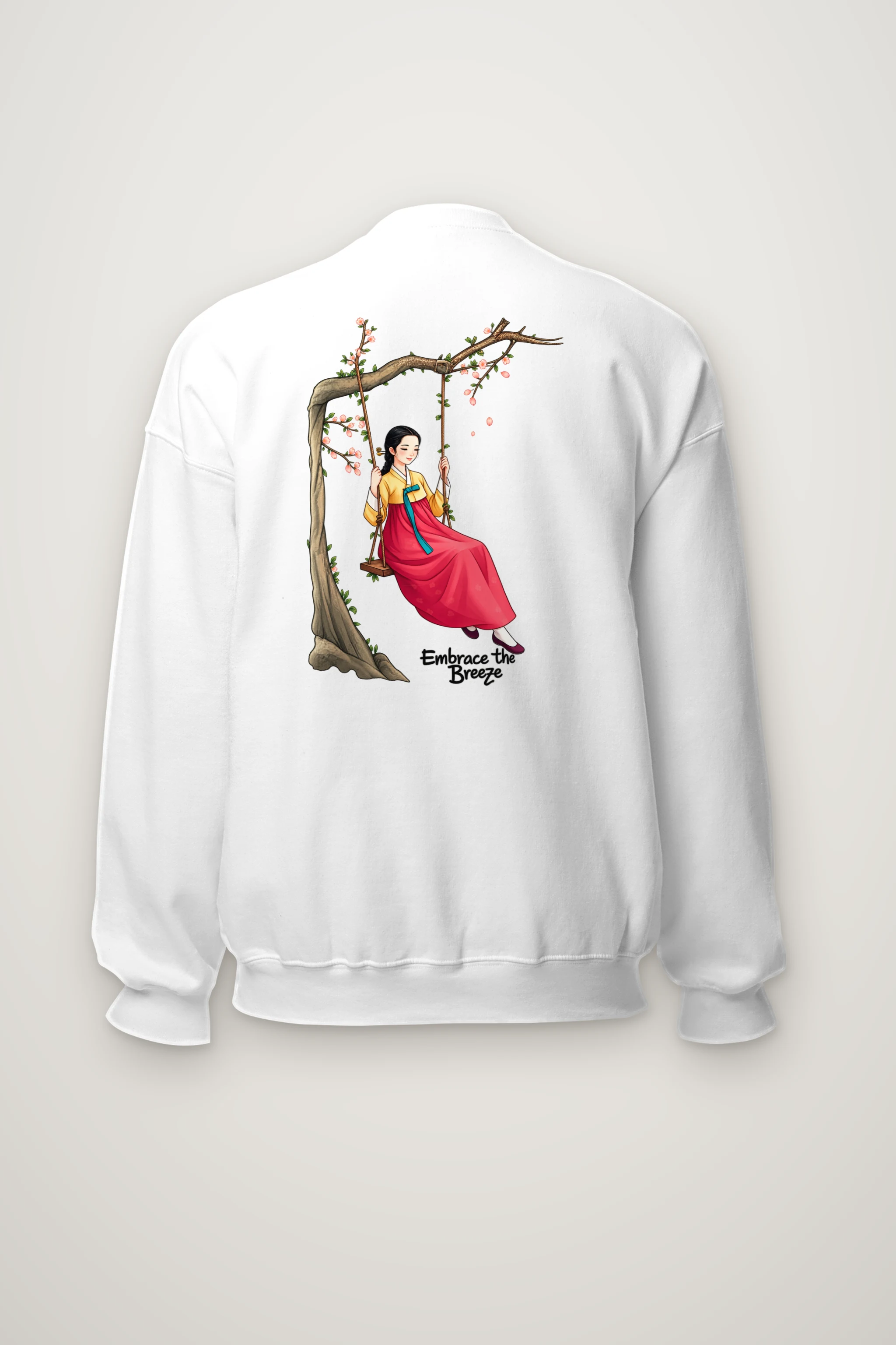 "Embrace The Breeze" Heavy Blend Unisex Crewneck Sweatshirt