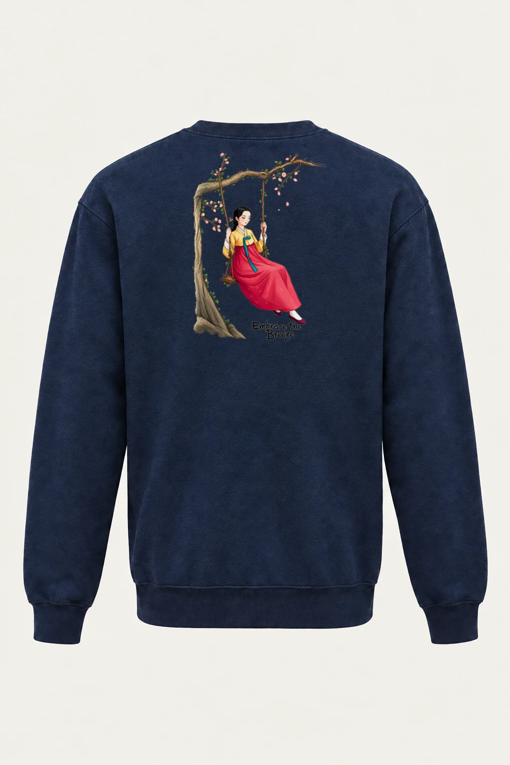 "Embrace The Breeze" Heavy Blend Unisex Crewneck Sweatshirt | Gildan 18000
