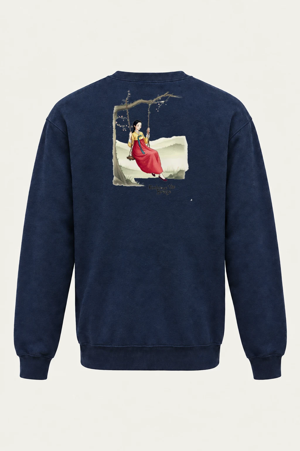 "Embrace The Breeze" Heavy Blend Unisex Crewneck Sweatshirt | Gildan 18000