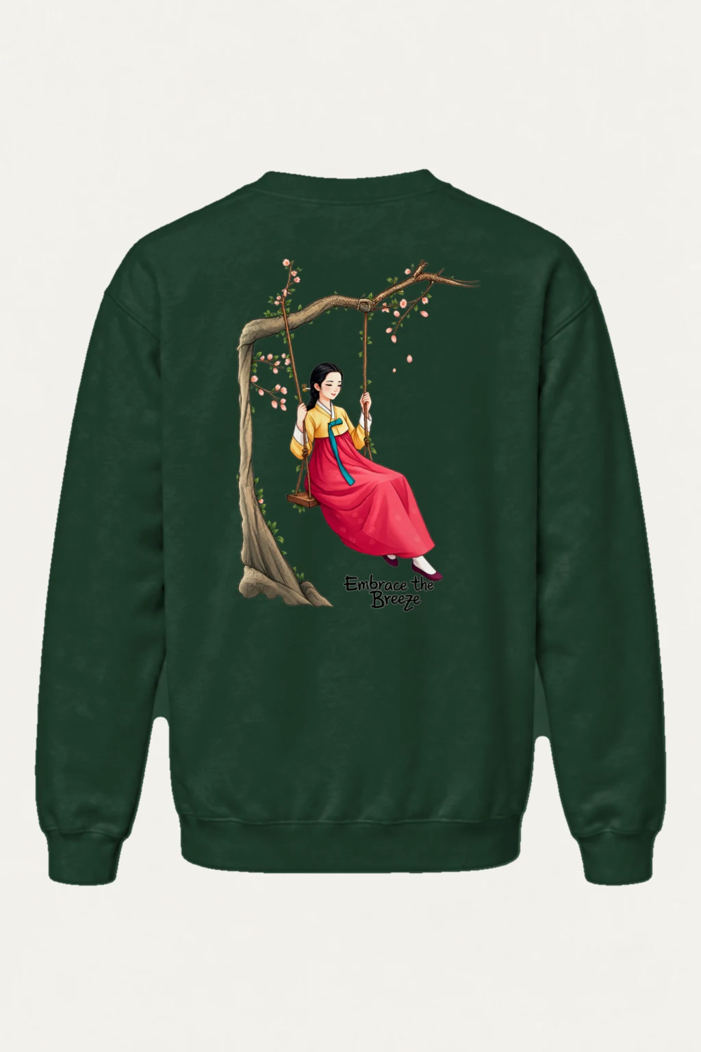 "Embrace The Breeze" Heavy Blend Unisex Crewneck Sweatshirt | Gildan 18000