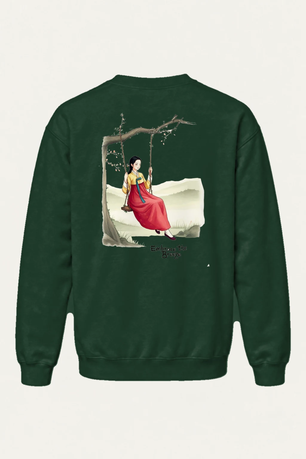 "Embrace The Breeze" Heavy Blend Unisex Crewneck Sweatshirt | Gildan 18000