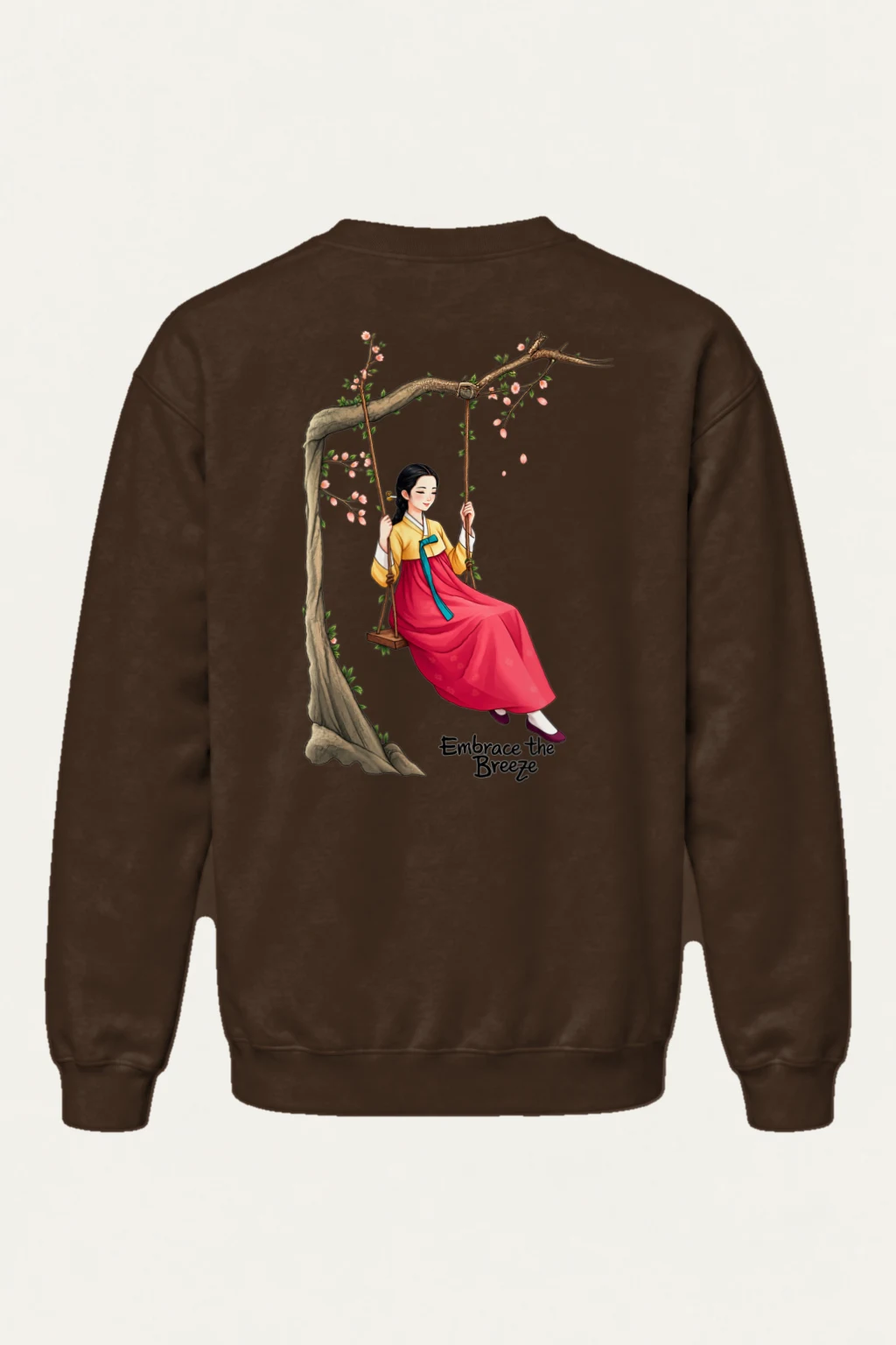 "Embrace The Breeze" Heavy Blend Unisex Crewneck Sweatshirt | Gildan 18000