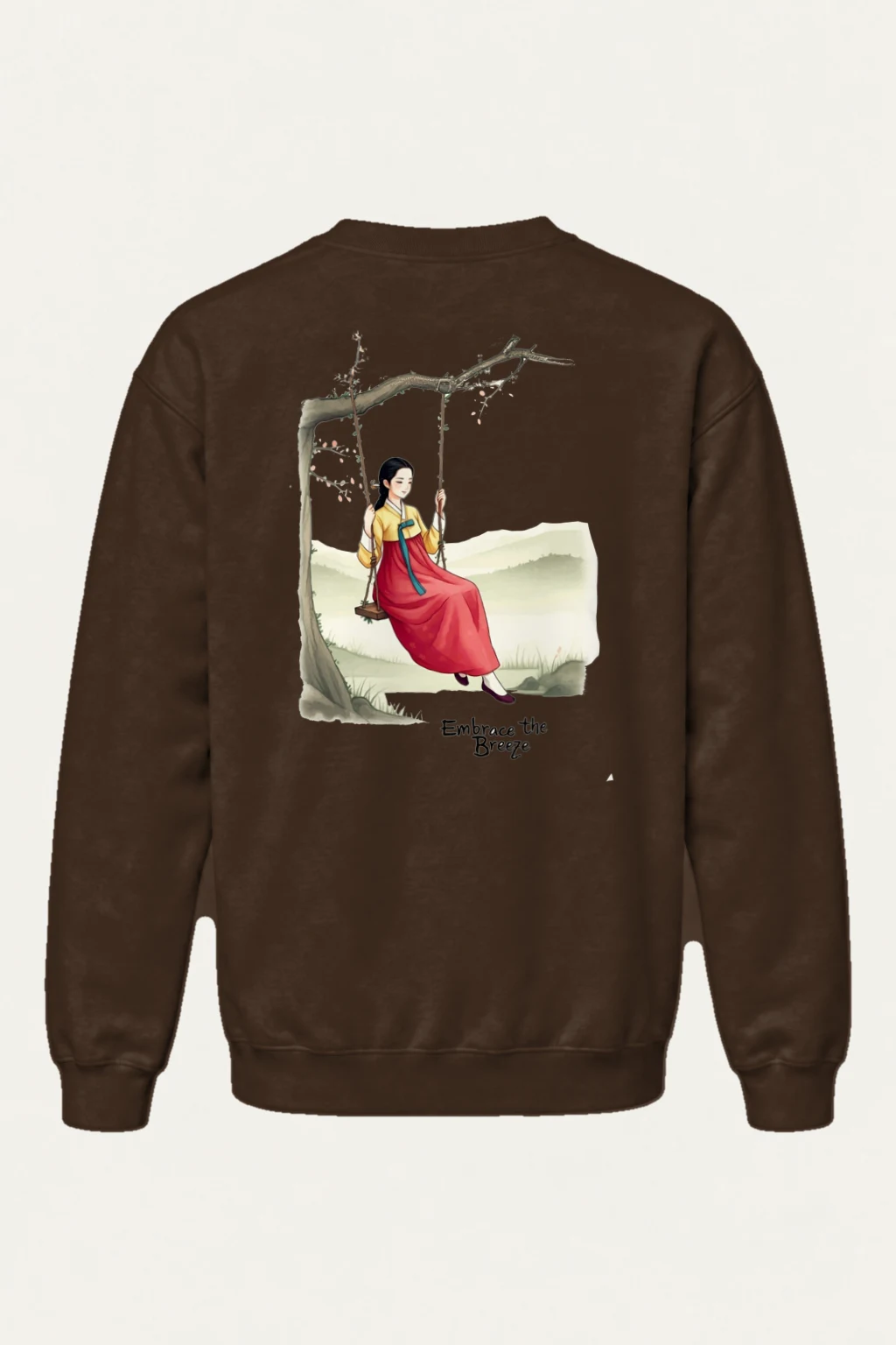 "Embrace The Breeze" Heavy Blend Unisex Crewneck Sweatshirt | Gildan 18000