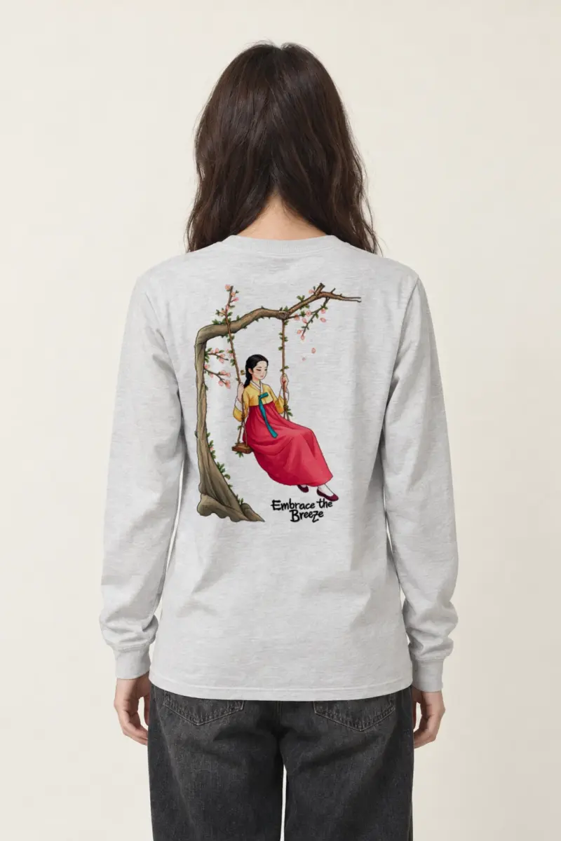 "Embrace The Breeze" Unisex Longsleeve T-shirt | Gildan 2400