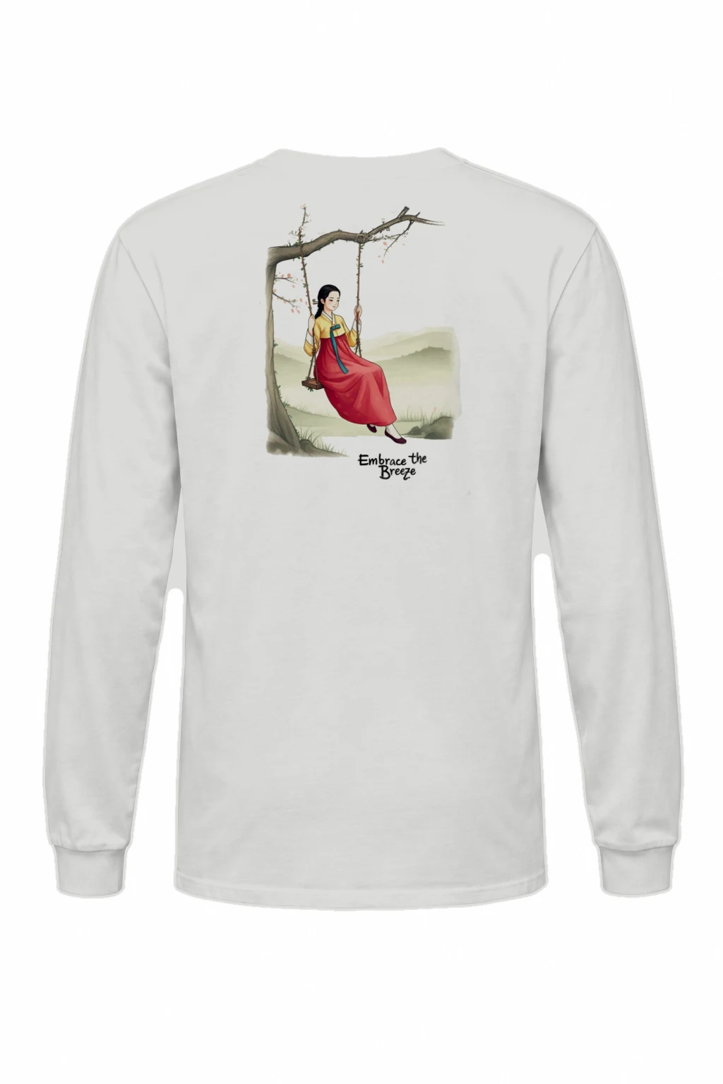 "Embrace The Breeze" Unisex Longsleeve T-shirt | Gildan 2400