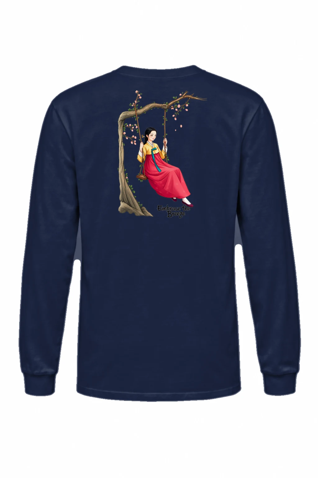 "Embrace The Breeze" Unisex Longsleeve T-shirt | Gildan 2400