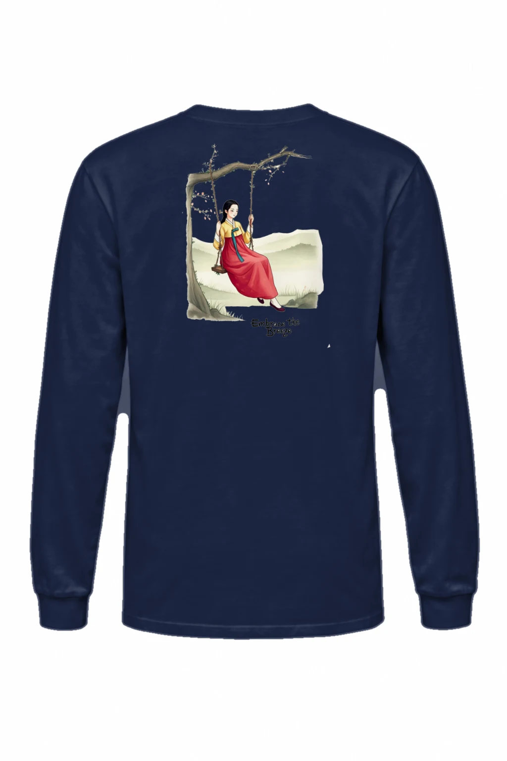 "Embrace The Breeze" Unisex Longsleeve T-shirt | Gildan 2400