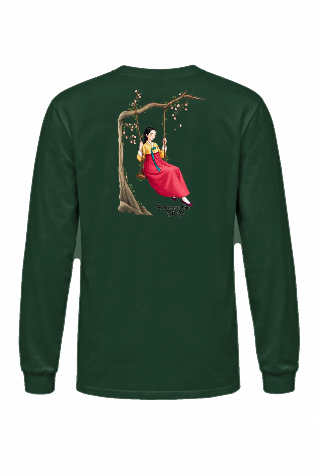 "Embrace The Breeze" Unisex Longsleeve T-shirt | Gildan 2400