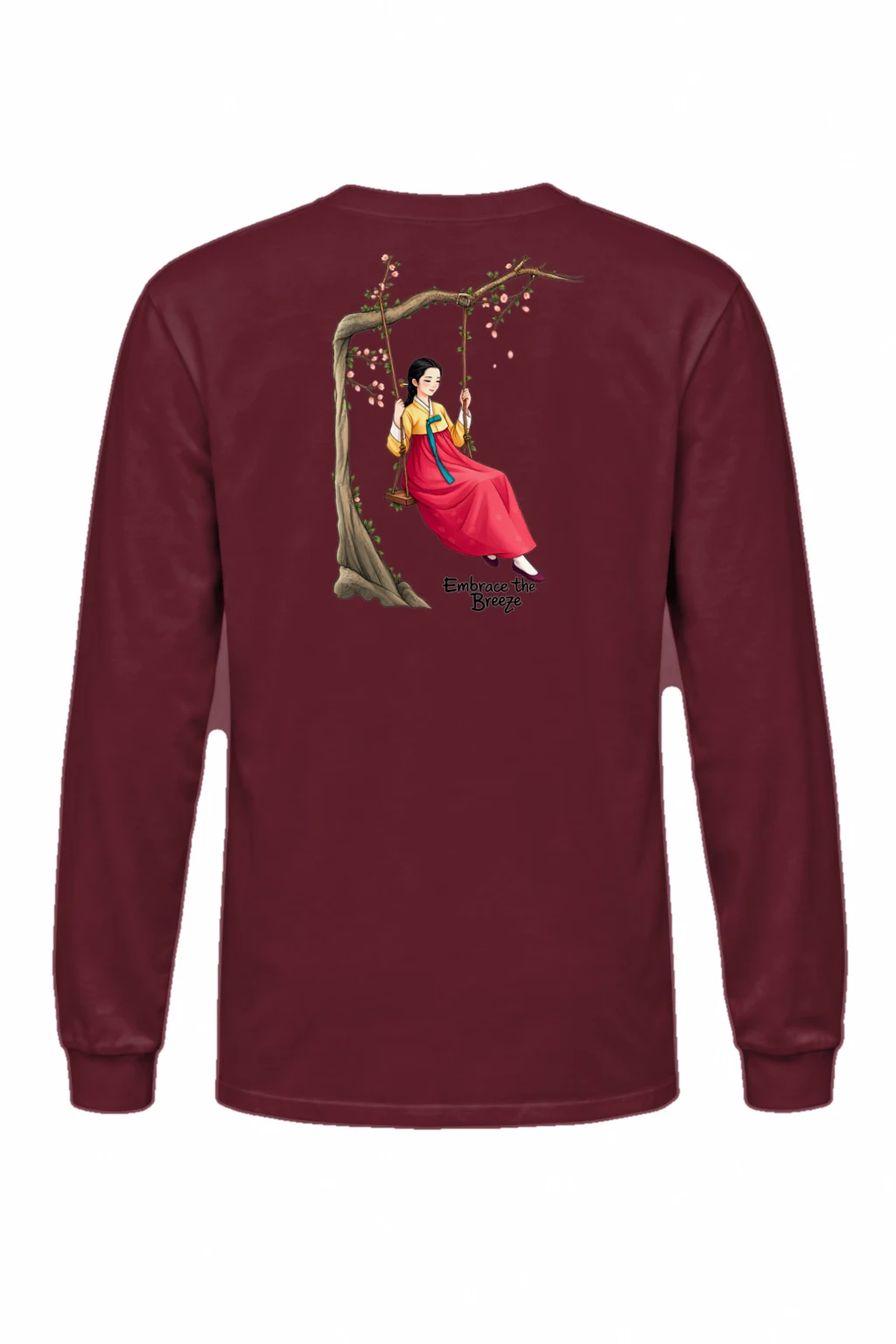 "Embrace The Breeze" Unisex Longsleeve T-shirt | Gildan 2400