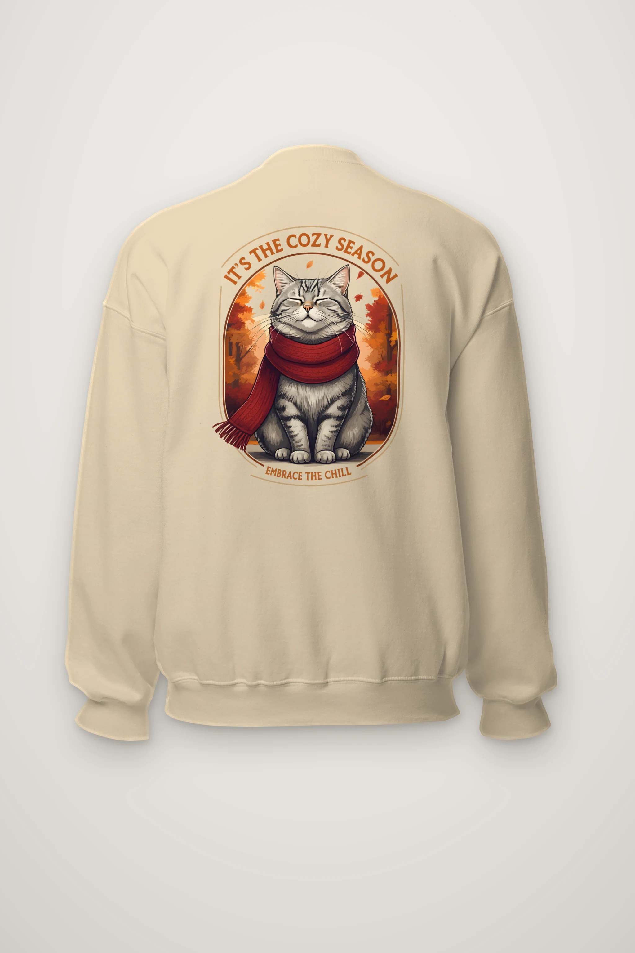 "Embrace The Chill" Heavy Blend Unisex Crewneck Sweatshirt